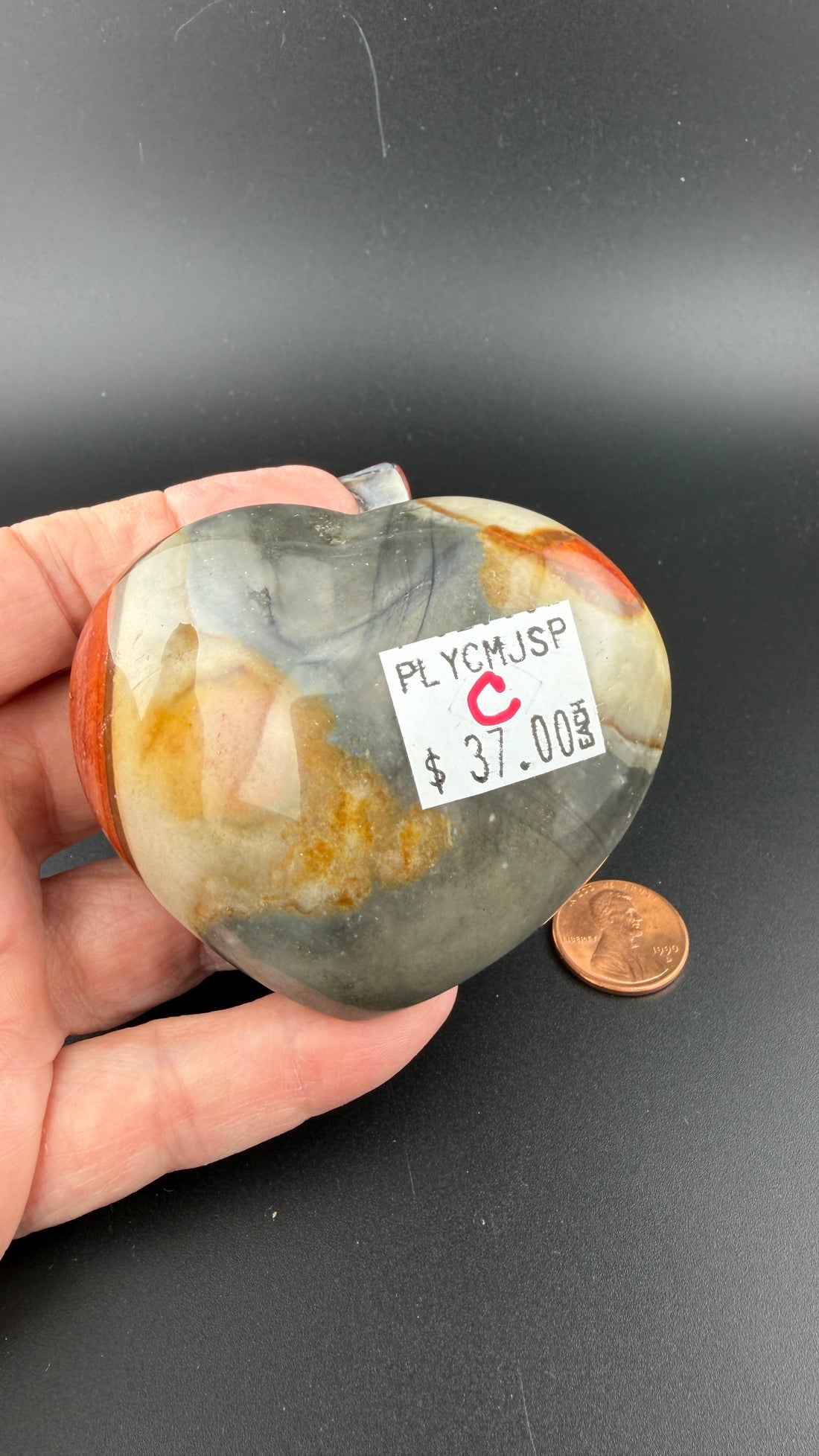 Polychrome Jasper Hearts-Earth Fairy Holistics