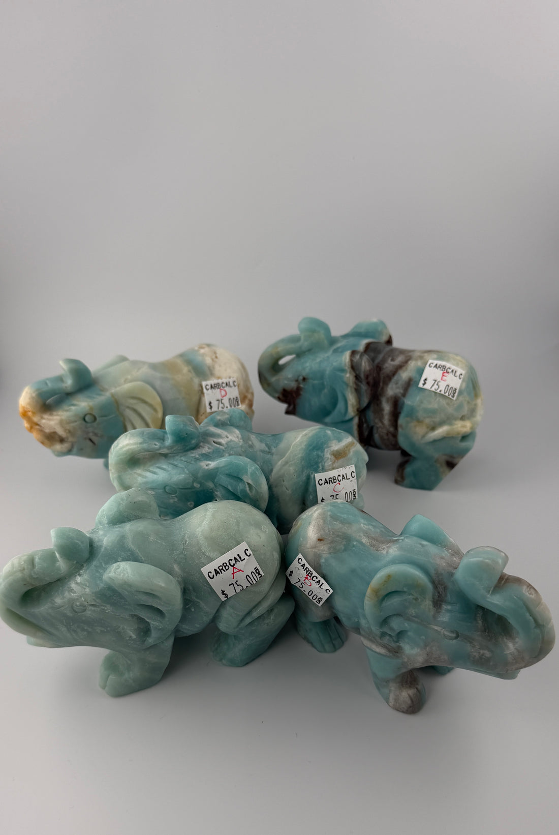 Caribbean Calcite Elephants-Earth Fairy Holistics