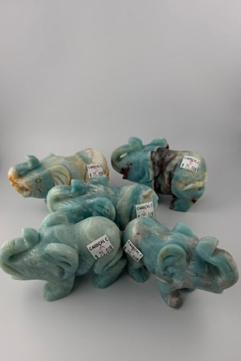 Caribbean Calcite Elephants