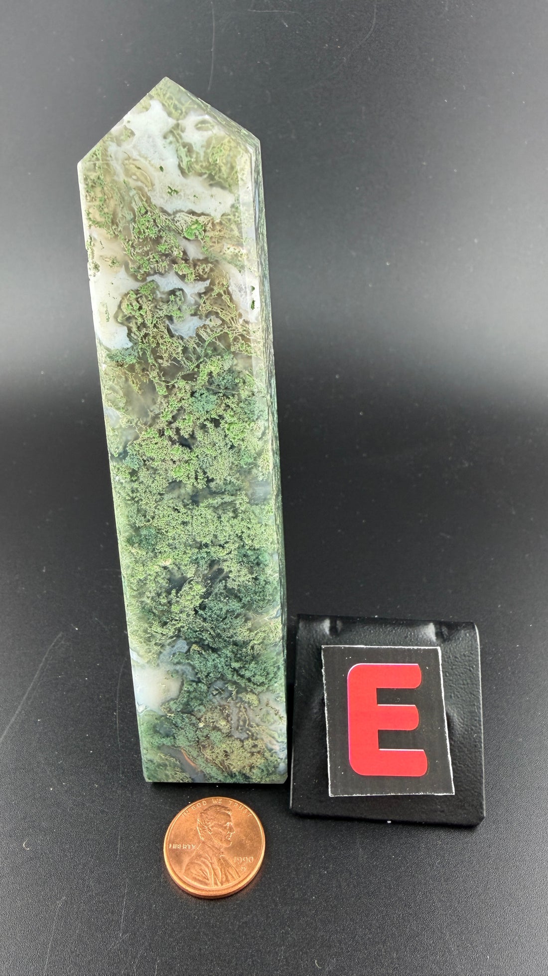 Moss Agate Obelisk Towers-Earth Fairy Holistics