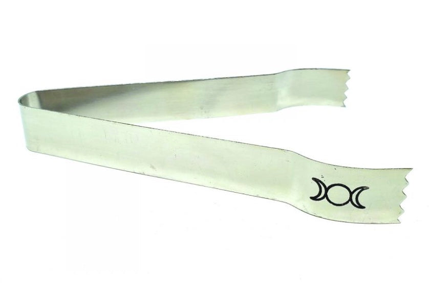 Triple Moon Stainless Steel Tongs 5.75"L 0.75"W