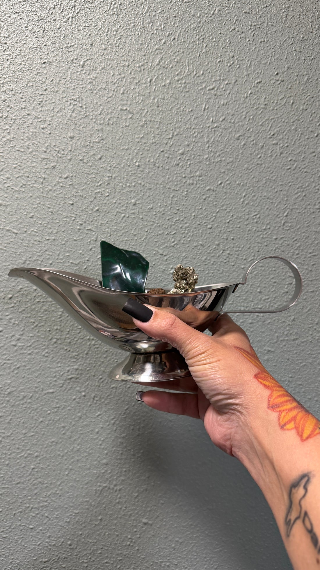 Earths Abundance Money Bowl (Silver & Copper Vessel)