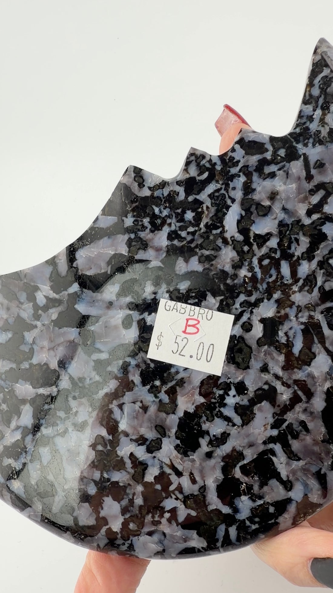 Indigo Gabbro Moon Faces-Earth Fairy Holistics