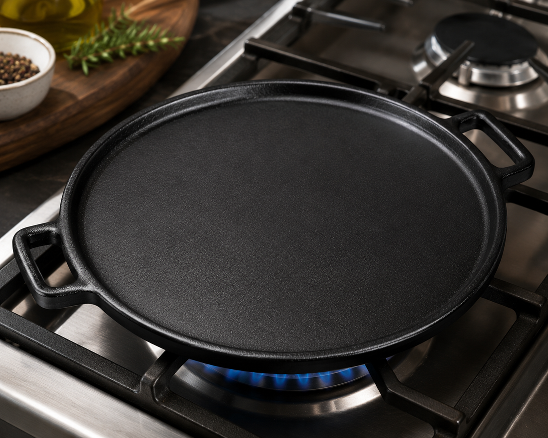 Cast Iron Pan - 11 Inch Cookware-Earth Fairy Holistics