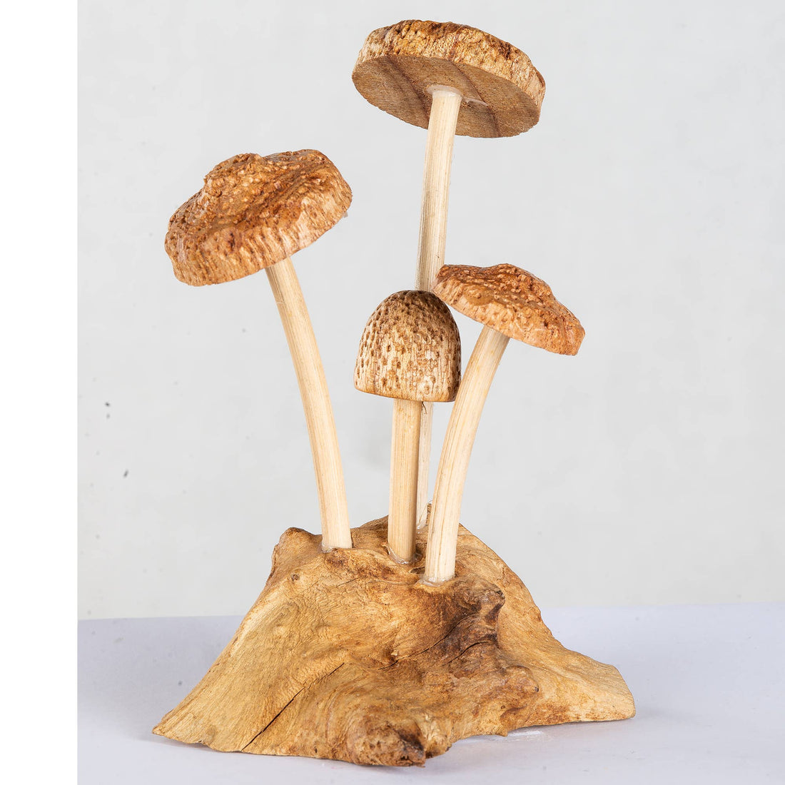 FOUR MUSHROOM W/BASE-Earth Fairy Holistics