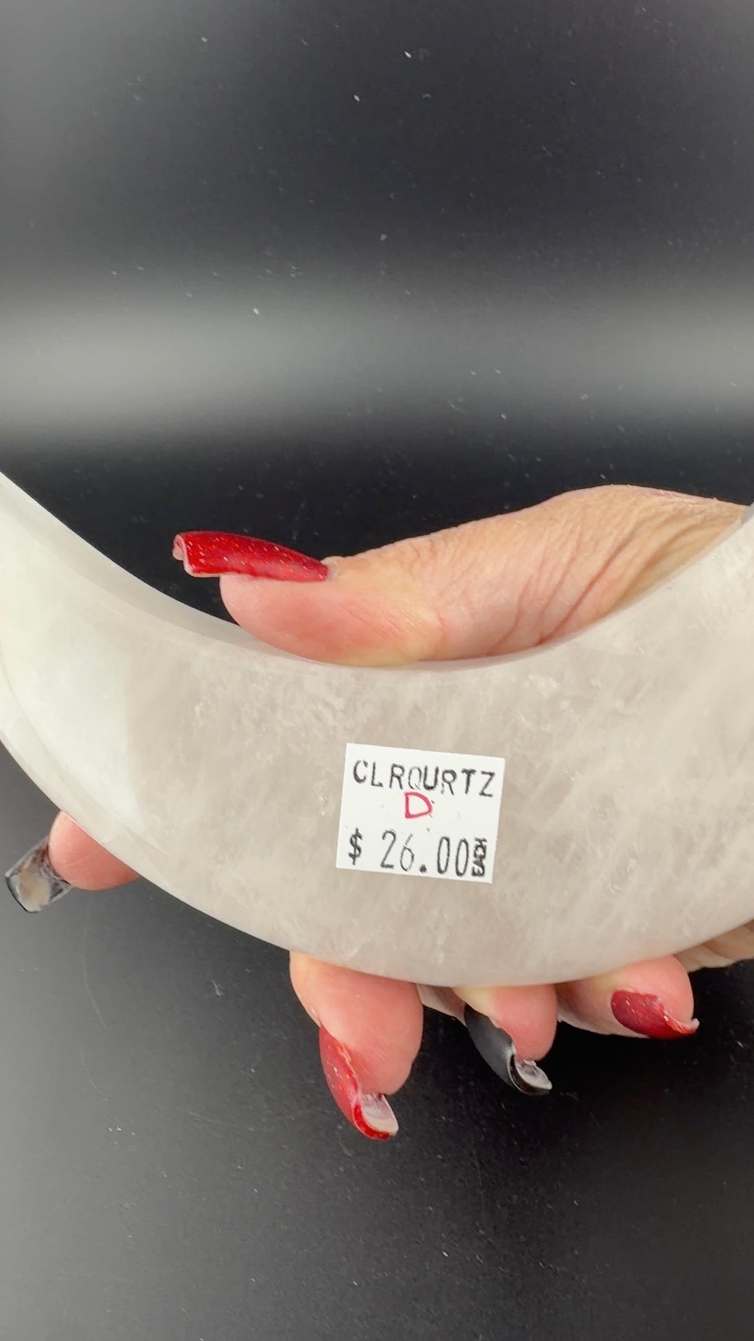 Clear Quartz Crescent Moons-Earth Fairy Holistics