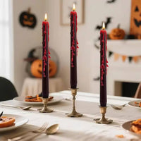 Vampire Blood Candles - Set of 4, Bleeding Candles 10”-Earth Fairy Holistics
