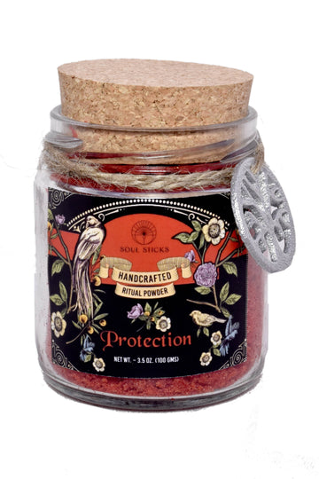 Protection Ritual Spell Powder Jar (3.5 oz)-Earth Fairy Holistics