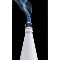 Glass Smoking Bottle Incense Burner - Triple Moon Goddess-Earth Fairy Holistics