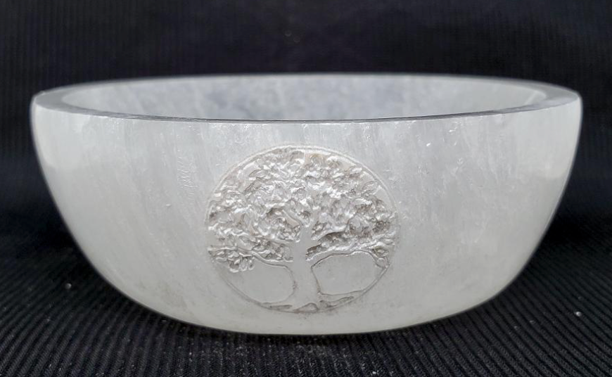 Tree of Life Selenite Bowl (3.5"-4")