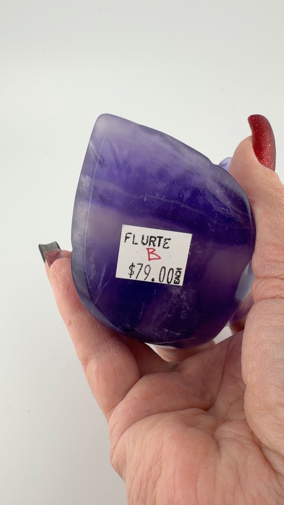 Fluorite Flower on Leaf-Earth Fairy Holistics