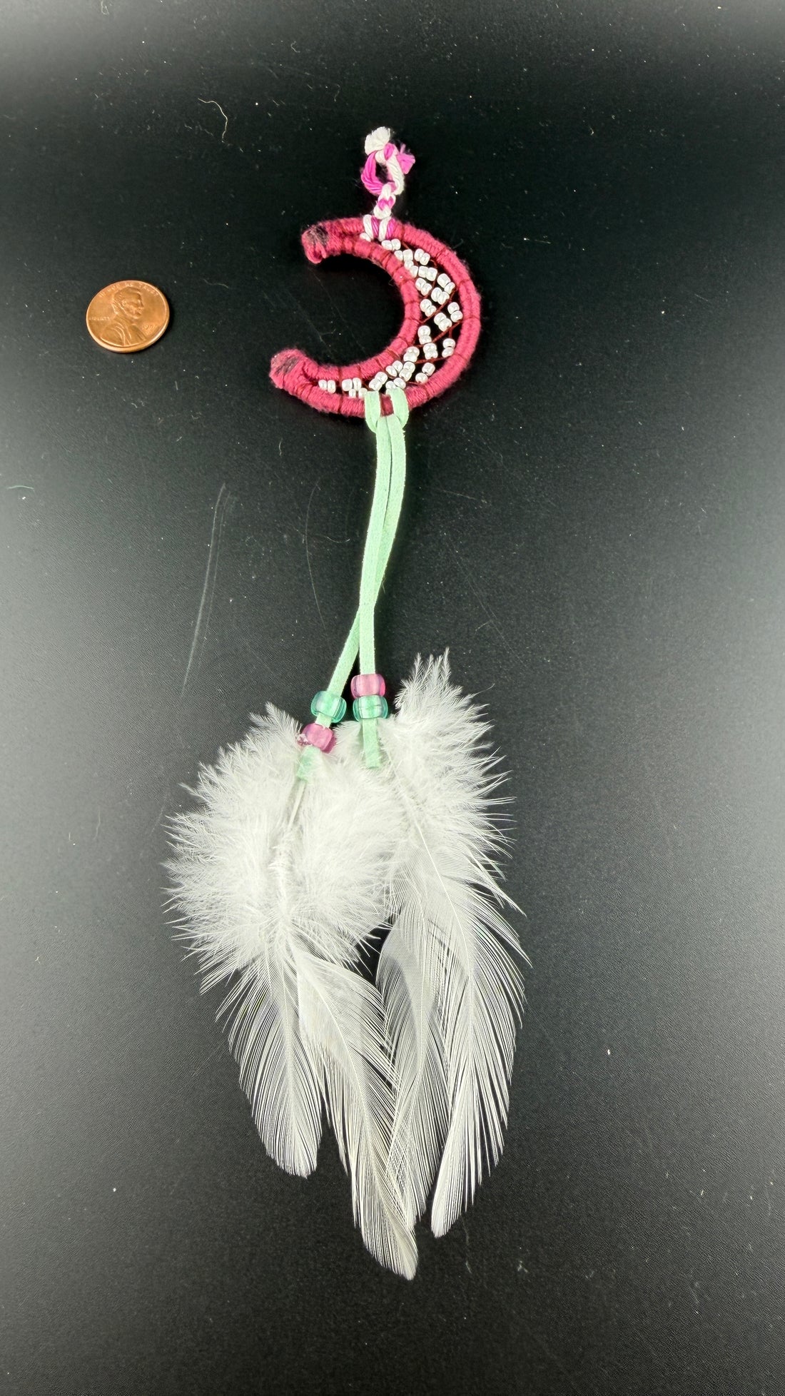 Spirit Wolf Dreamcatchers/Leather Keychains-Earth Fairy Holistics