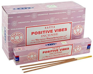 Satya - Positive Vibes Incense Sticks (15 g.)-Earth Fairy Holistics