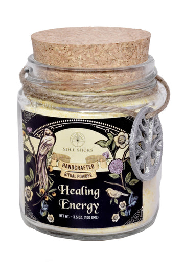 Healing Energy Ritual Spell Powder Jar (3.5 oz)-Earth Fairy Holistics
