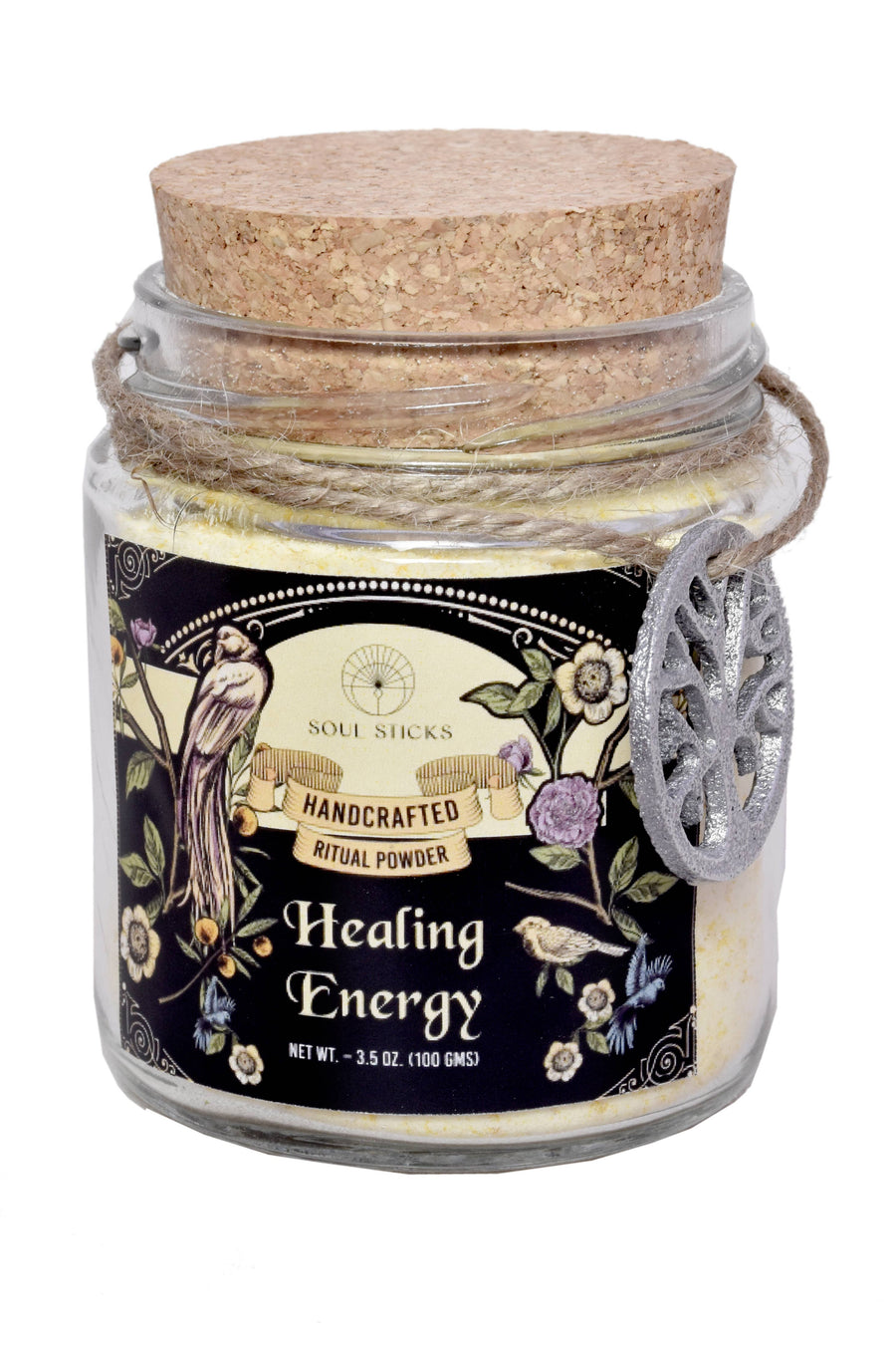 Healing Energy Ritual Spell Powder Jar (3.5 oz)-Earth Fairy Holistics