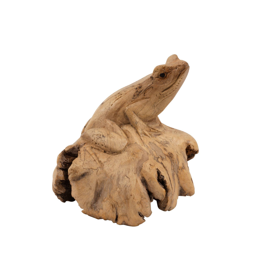 HAND CARVED FROG-Earth Fairy Holistics