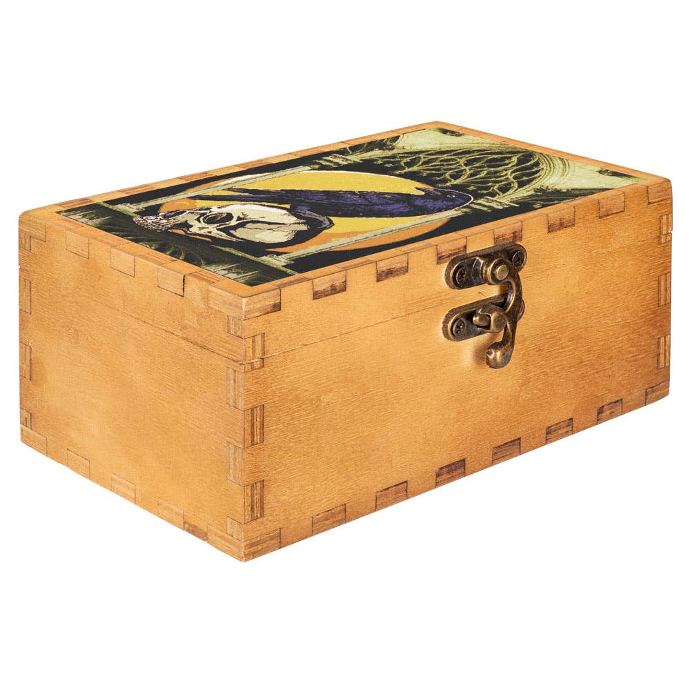 Raven & Skull Tarot Card Box-Earth Fairy Holistics