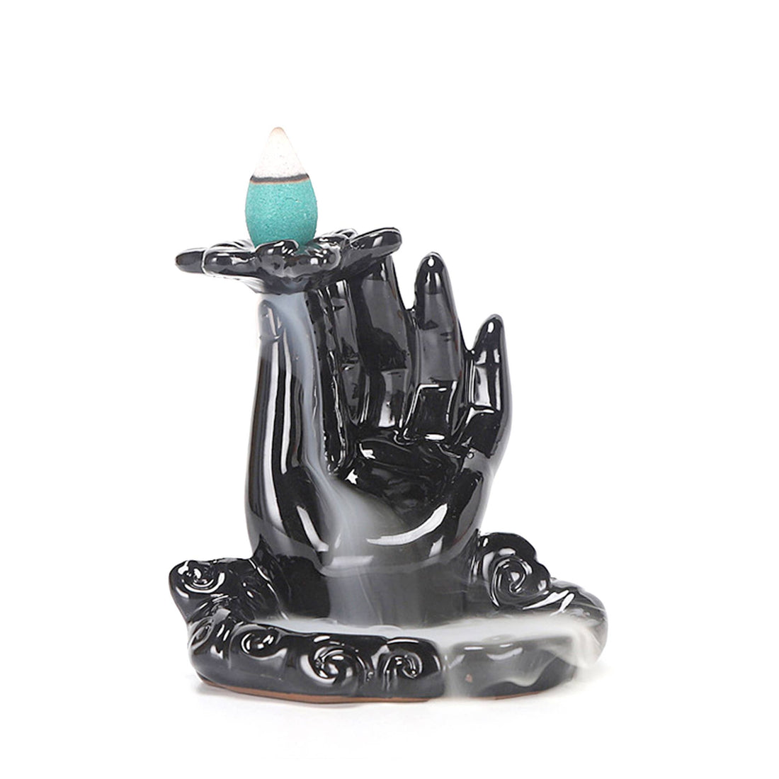 Ceramic Backflow Burner - OM Hand-Earth Fairy Holistics