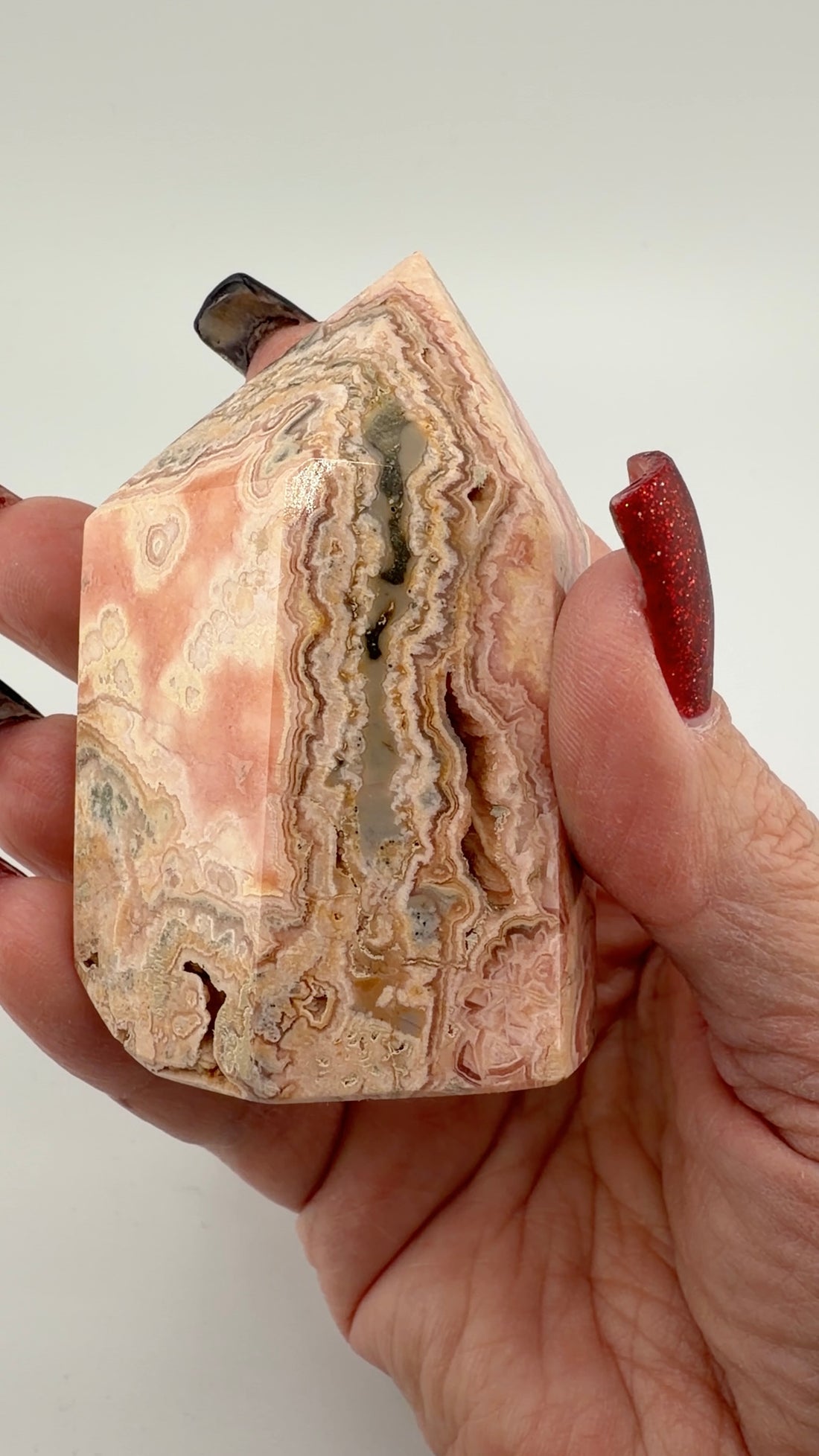 Rhodochrosite Obelisks-Earth Fairy Holistics