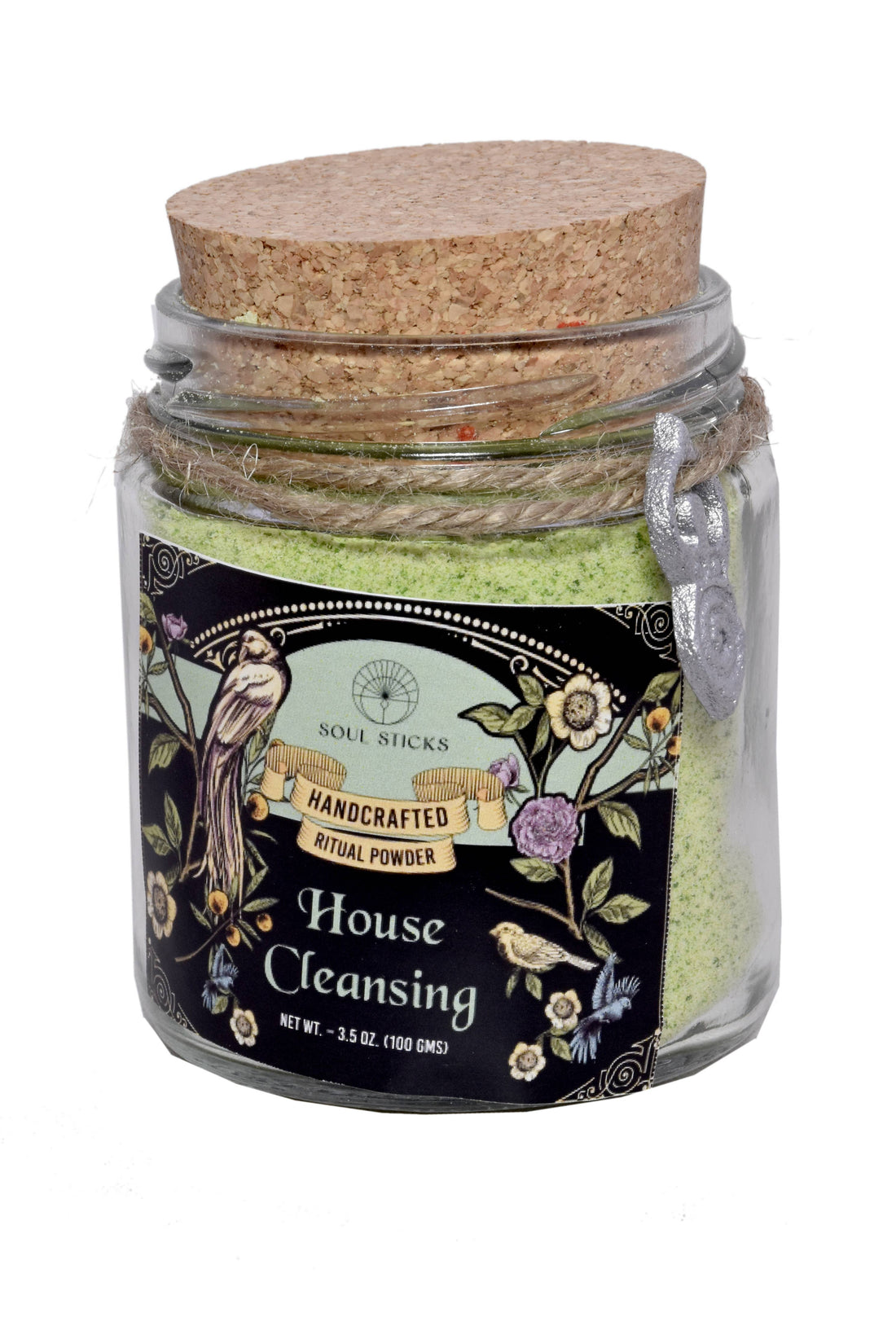 Ritual Spell Powder Jar - House Cleansing (3.5 oz)-Earth Fairy Holistics