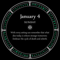 2026 Witch's Calendar: Daily Magick Day-to-Day Calendar by Barbara Meiklejohn-Free-Earth Fairy Holistics