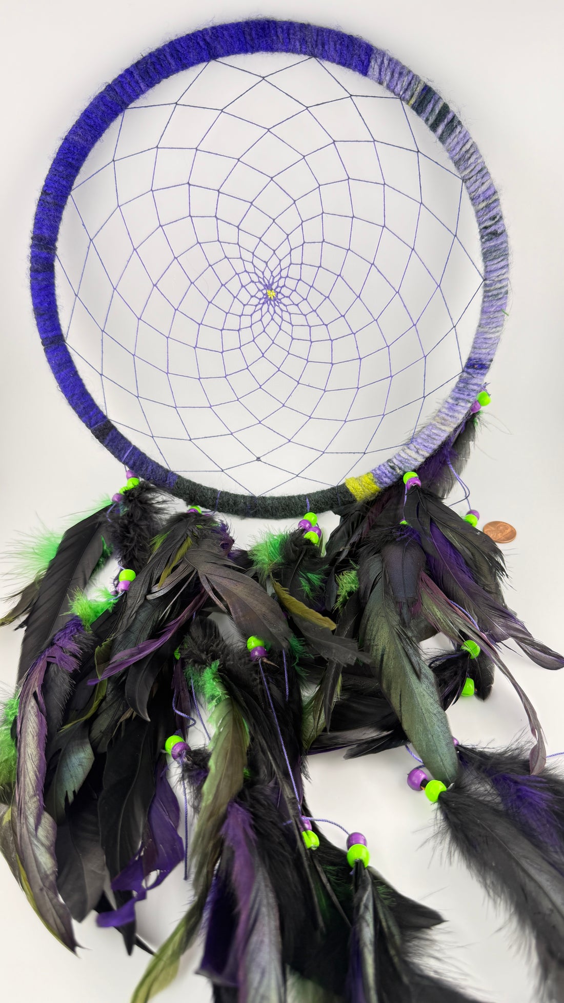 Spirit Wolf Dreamcatchers/Leather Keychains-Earth Fairy Holistics