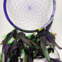 Spirit Wolf Dreamcatchers/Leather Keychains-Earth Fairy Holistics