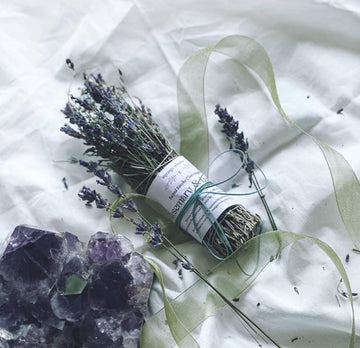 Rosemary and Lavender Sacred Smoke Cleansing Stick-Earth Fairy Holistics
