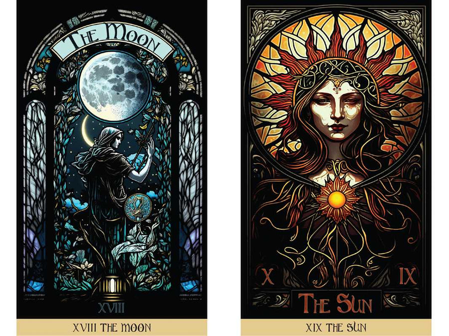 Stained Glass Tarot by James Edward-Earth Fairy Holistics