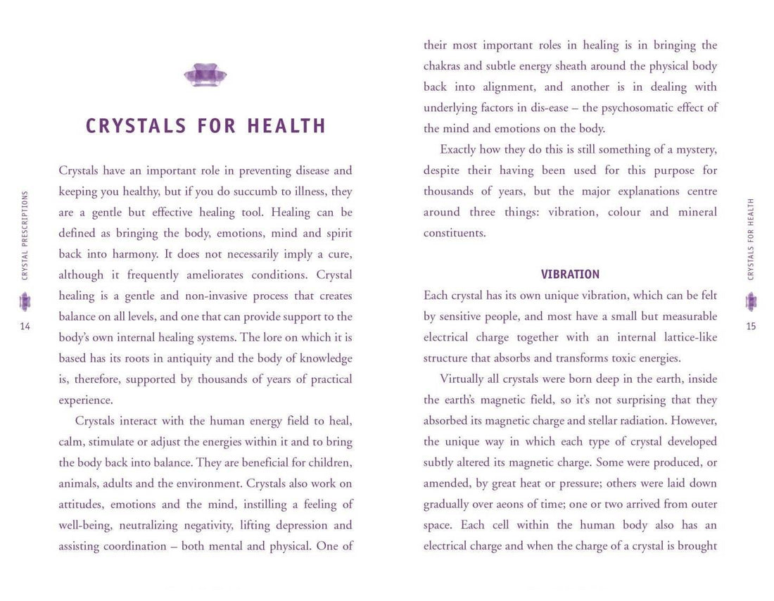 Crystal Prescriptions 1: Symptoms and Their Healing Crystals-Earth Fairy Holistics