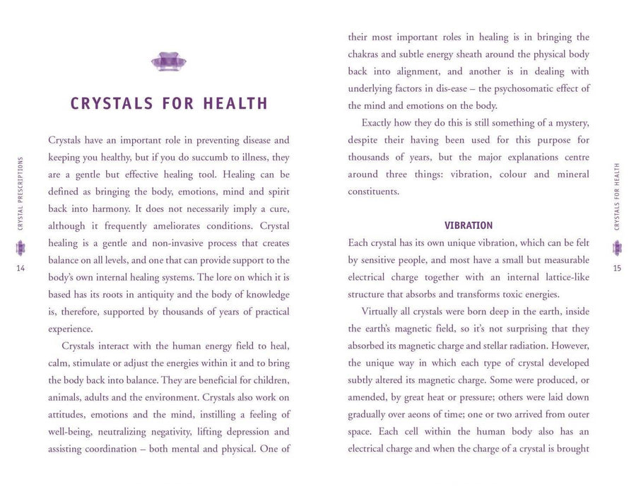 Crystal Prescriptions 1: Symptoms and Their Healing Crystals-Earth Fairy Holistics