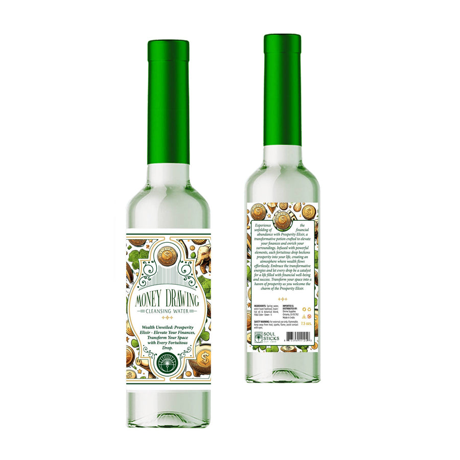 Money Drawing Spiritual Cleansing Water 7.5 oz-Earth Fairy Holistics