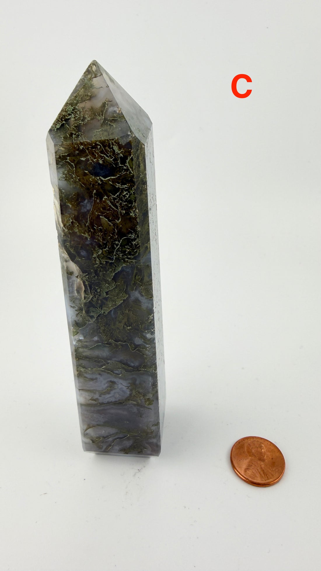 Moss Agate Obelisks-Earth Fairy Holistics