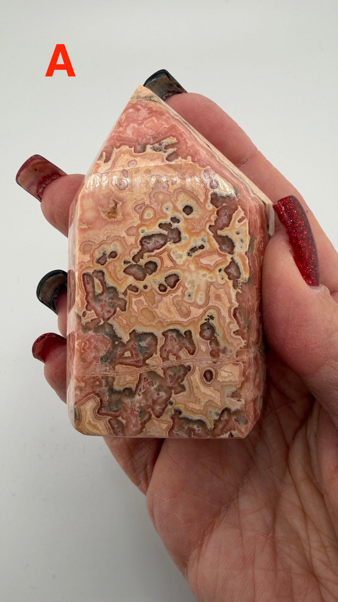 Rhodochrosite Obelisks-Earth Fairy Holistics