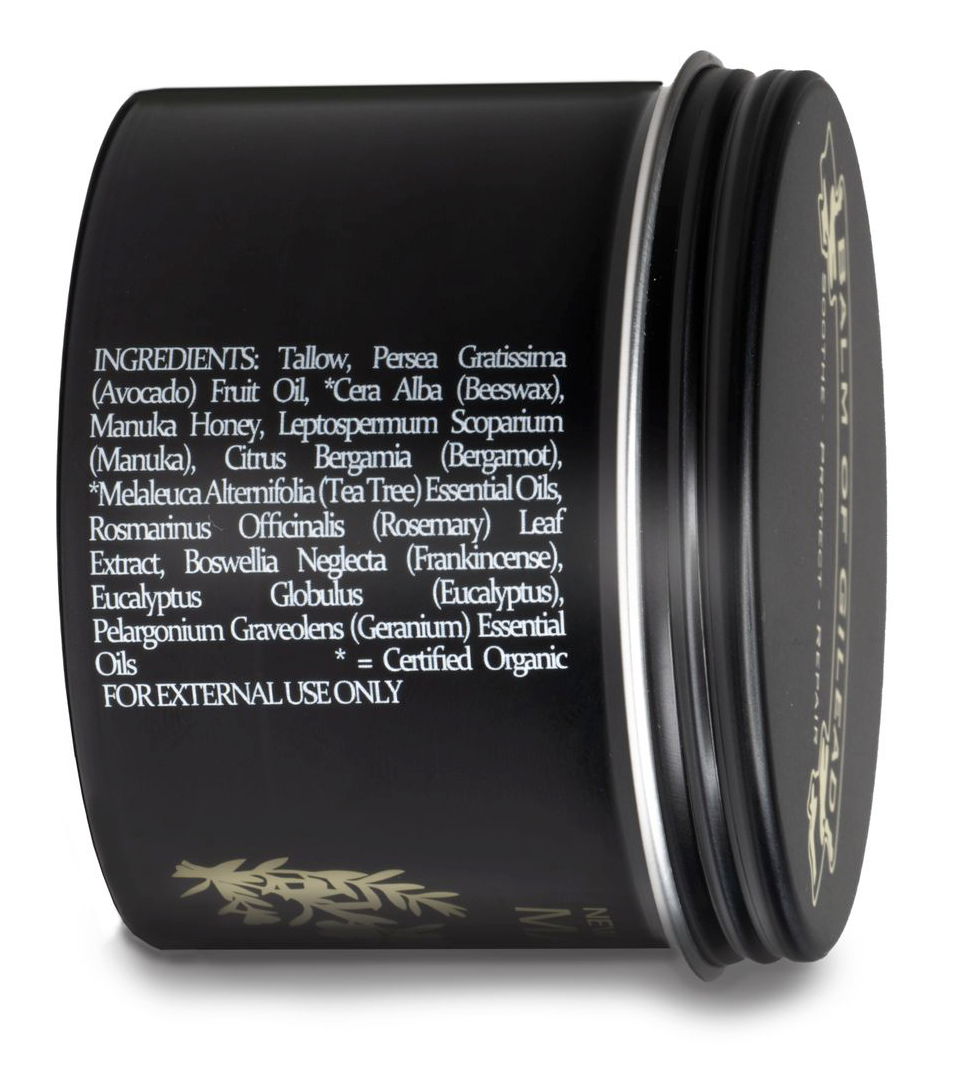 Balm of Gilead Cream, Manuka Honey, Intensive Skin Healing, Grass-Fed Tallow