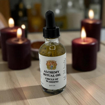 Alchemy Ritual Oil - Circle of Warding Oil (Black Moon)