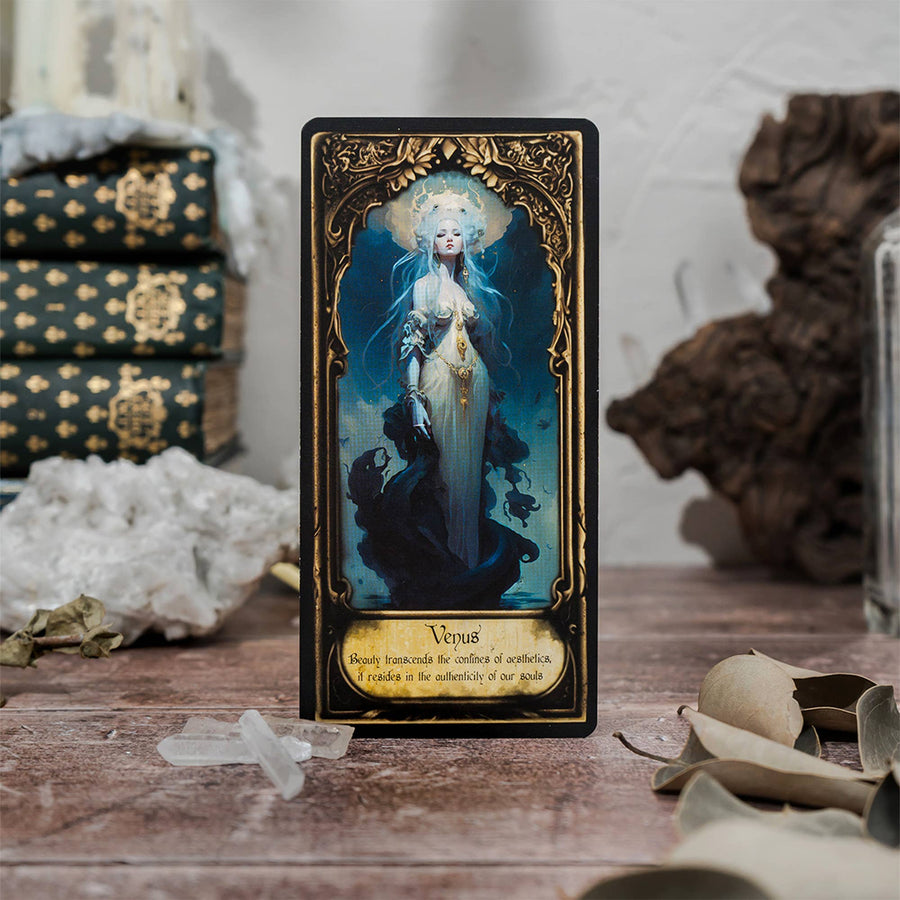 Obsidian Veil Oracle Deck-Earth Fairy Holistics