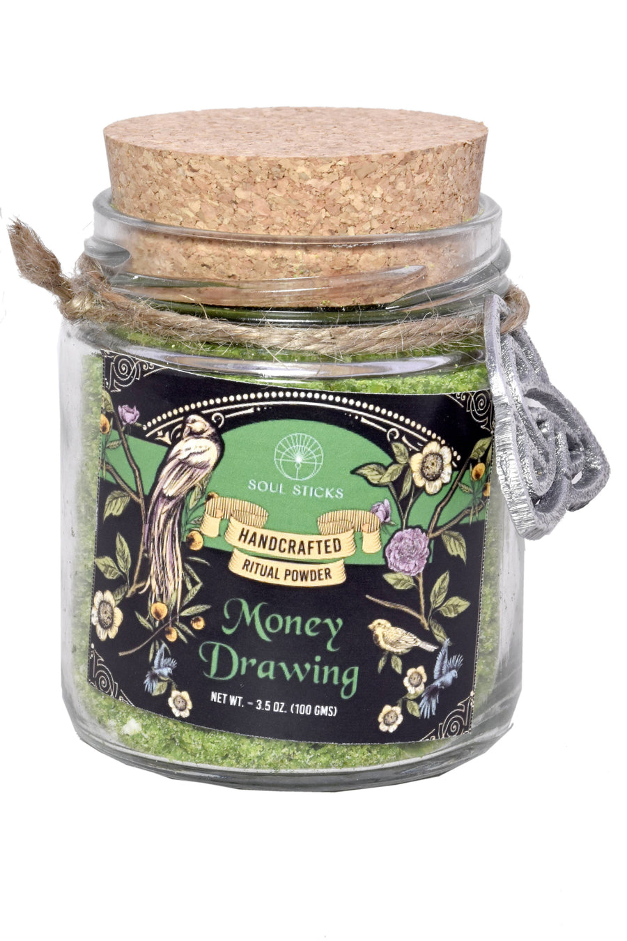 Money Drawing Ritual Spell Powder Jar (3.5 oz)-Earth Fairy Holistics