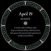 2026 Witch's Calendar: Daily Magick Day-to-Day Calendar by Barbara Meiklejohn-Free-Earth Fairy Holistics