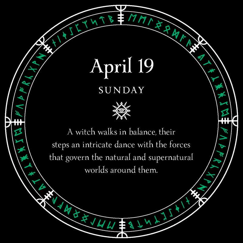 2026 Witch's Calendar: Daily Magick Day-to-Day Calendar by Barbara Meiklejohn-Free-Earth Fairy Holistics