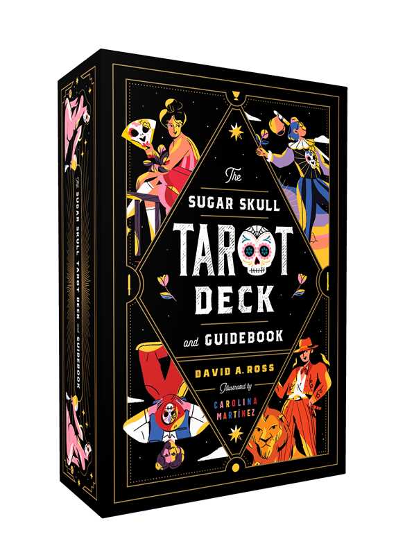 Sugar Skull Tarot Deck and Guidebook by David A Ross-Earth Fairy Holistics