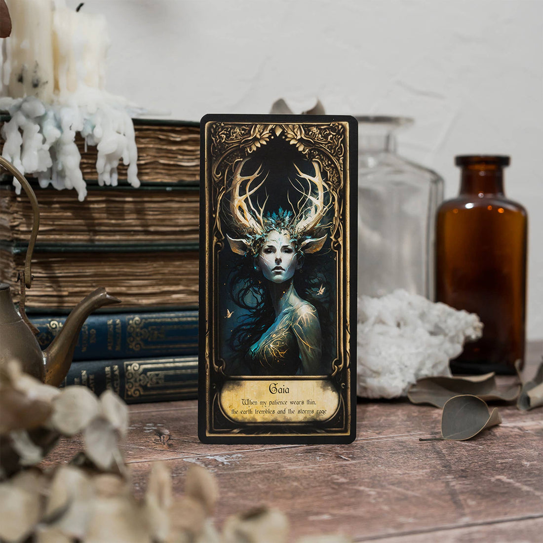 Obsidian Veil Oracle Deck-Earth Fairy Holistics