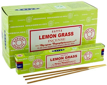 Satya - Lemongrass Incense Sticks (15 g.)-Earth Fairy Holistics