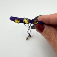 Hand Woven Amber Bracelets (Adjustable, made by DV survivors in Mexico)