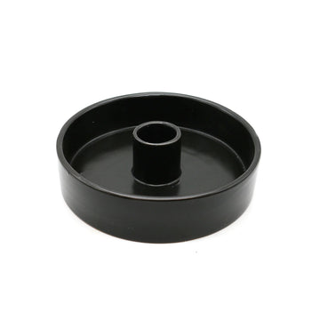Ceramic Palo Santo Burner (4 in.) - Black-Earth Fairy Holistics