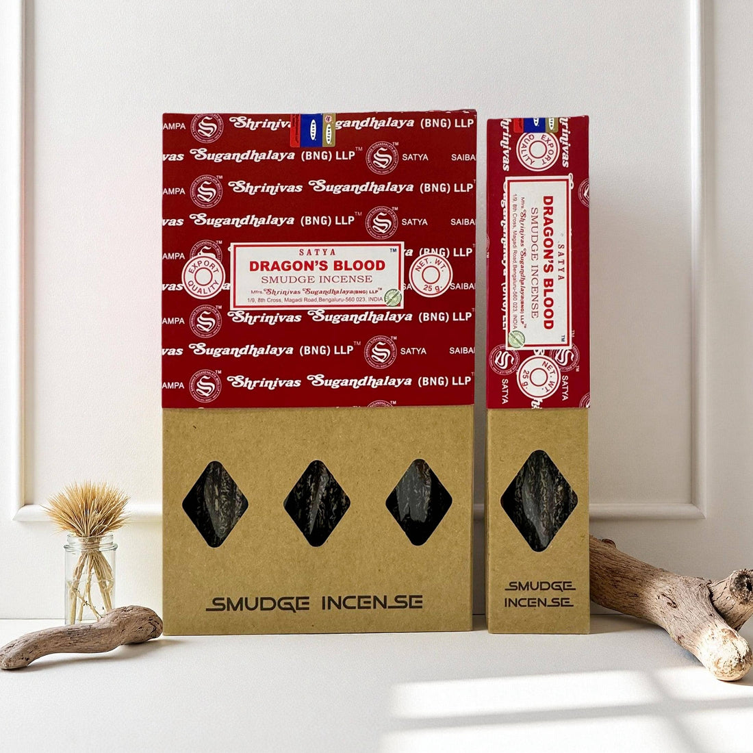 Satya Dragon's Blood Smudge Incense 25 GMs-Earth Fairy Holistics