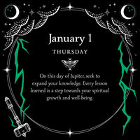 2026 Witch's Calendar: Daily Magick Day-to-Day Calendar by Barbara Meiklejohn-Free-Earth Fairy Holistics