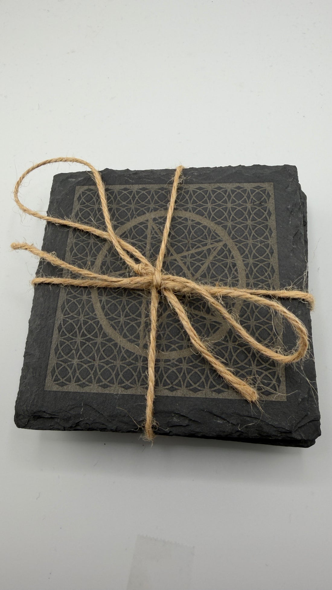 Pentacle/Flower of Life Coasters-Earth Fairy Holistics