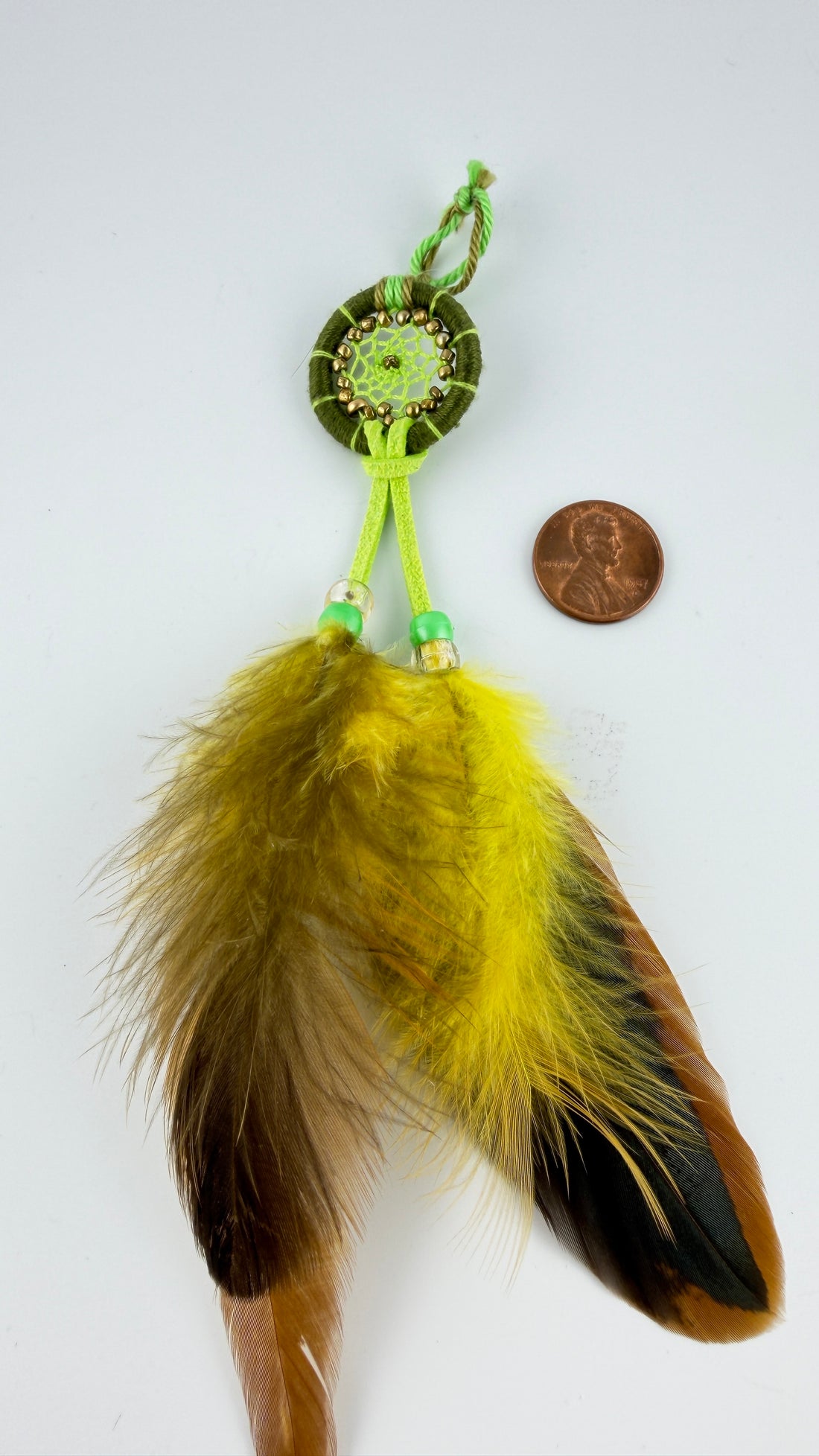 Spirit Wolf Dreamcatchers/Leather Keychains-Earth Fairy Holistics