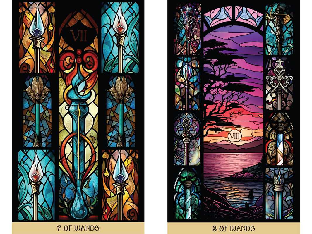 Stained Glass Tarot by James Edward-Earth Fairy Holistics